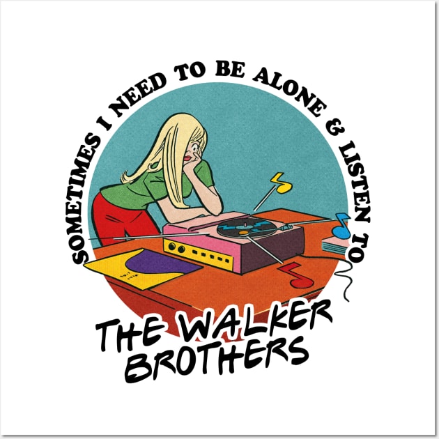 The Walker Brothers / 60s Rock Obsessive Fan Gift Wall Art by DankFutura